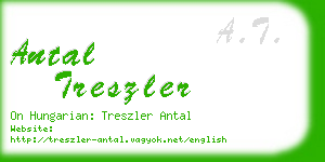 antal treszler business card